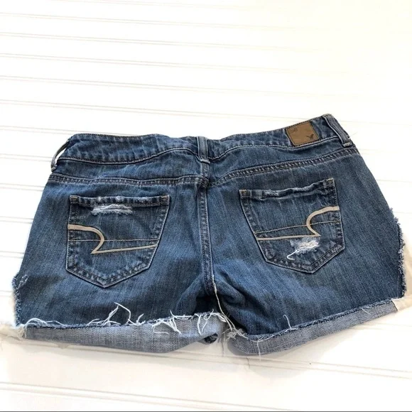 AMERICAN EAGLE Distressed Jean Shorts - Picture 6 of 6